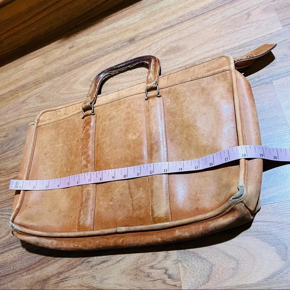 Coach Tan Brown Leather Unisex Briefcase
